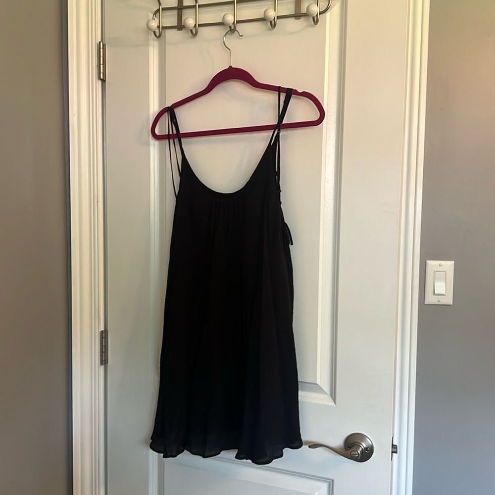 Black mini dress